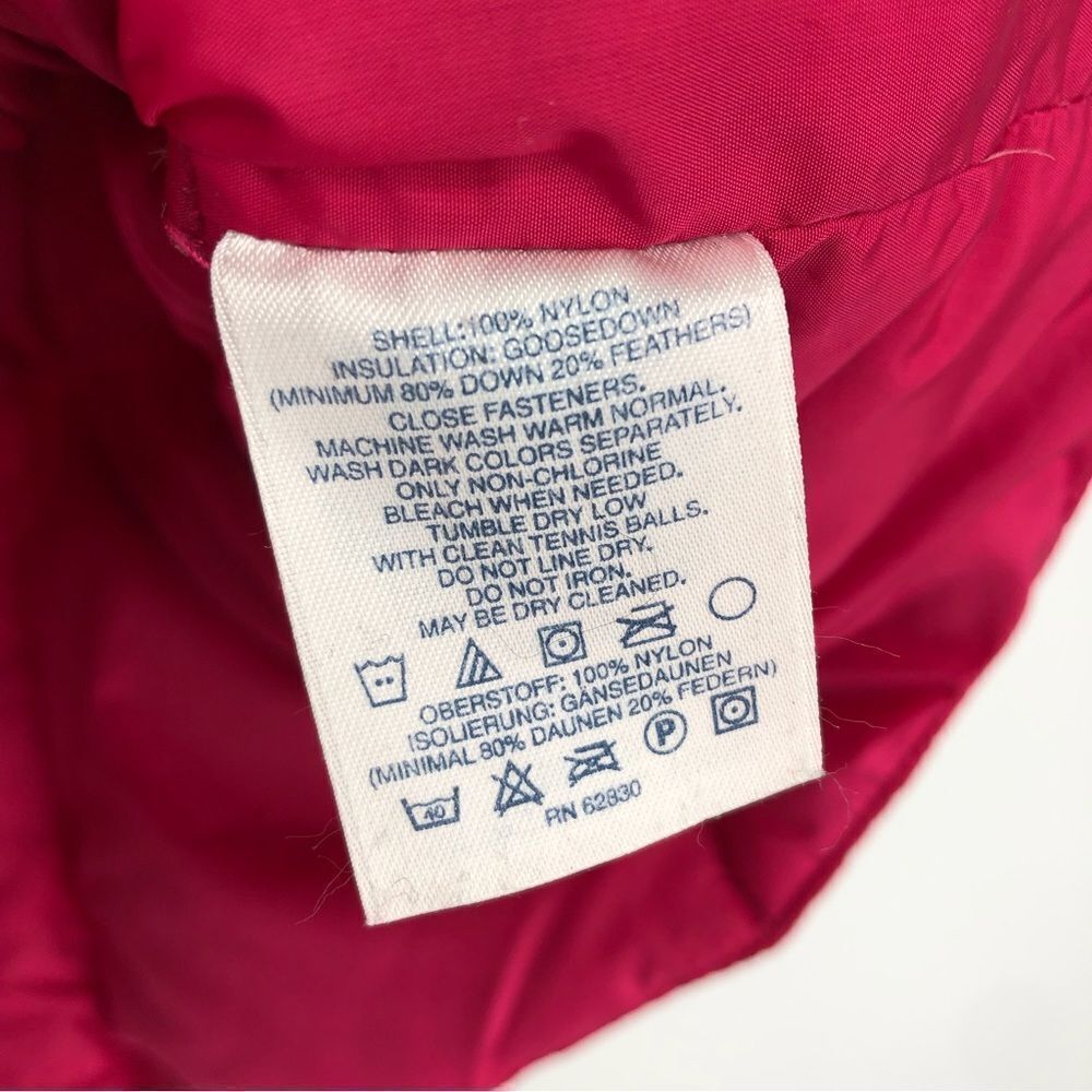 LANDS’ END Down Vest Pink Womens Size Small - Picture 6 of 7